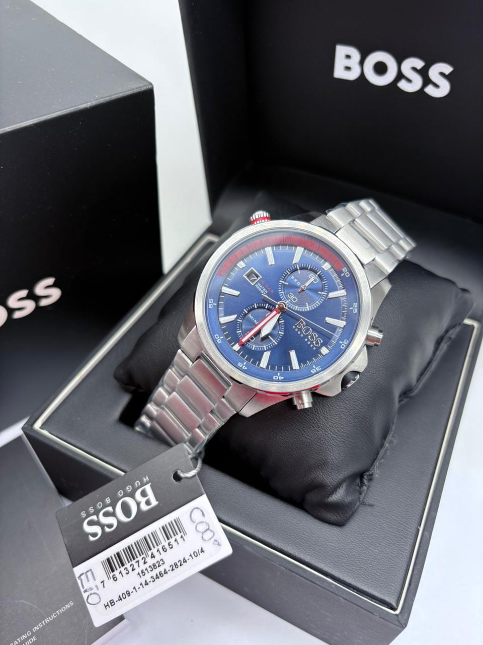Reloj Hugo Boss Hombre Acero Inoxidable 1513823 Globetrotter