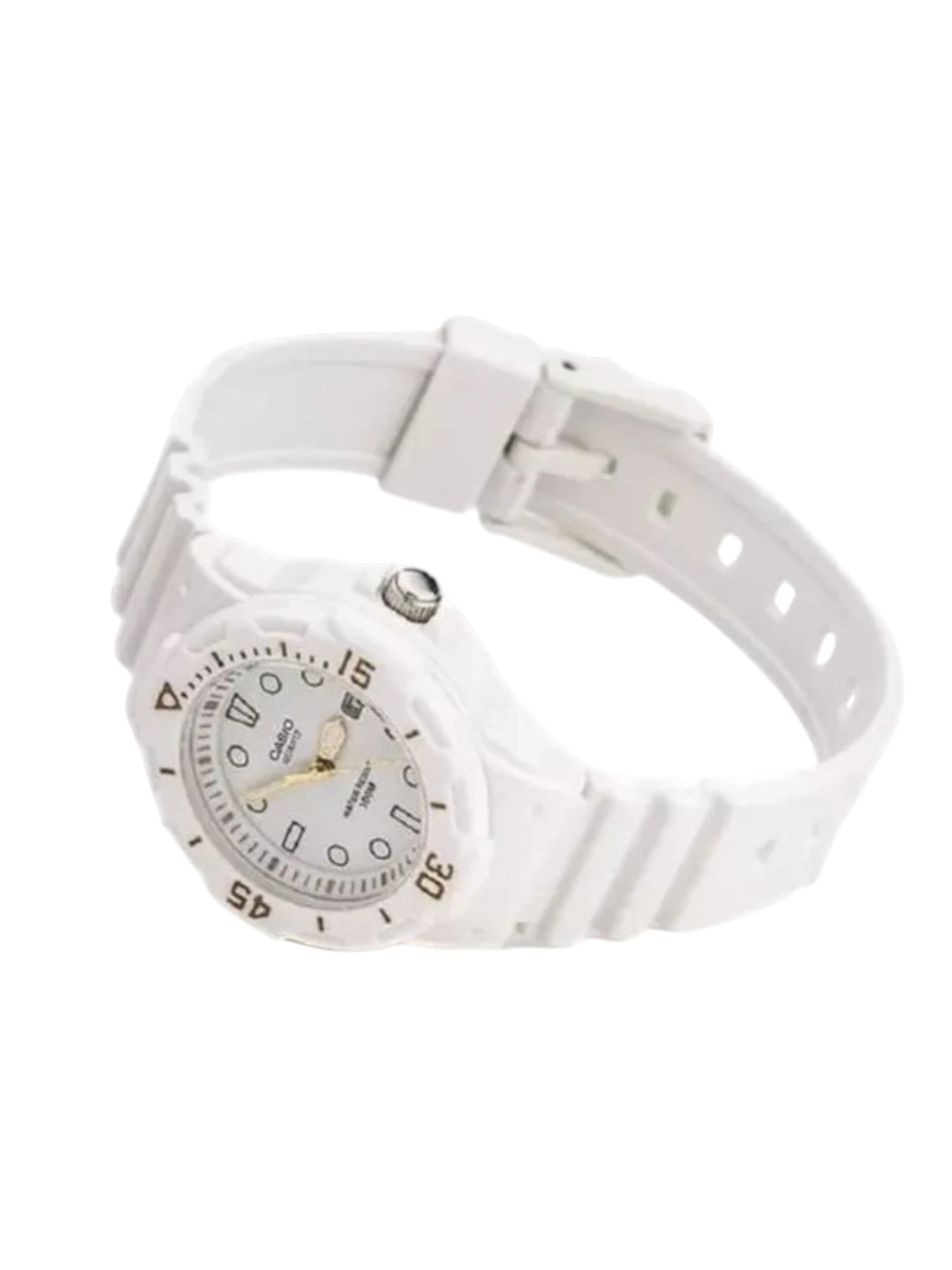 Reloj Casio Mujer Blanco Lrw-200h-7e2vdf Blanco Dorado