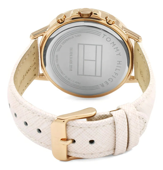 Reloj Rosa Tommy Hilfiger Para Mujer 1781789 Nude Dorado