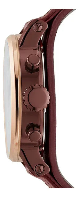 Reloj Fossil Es4114 Vinotinto Cobre Vino Tinto