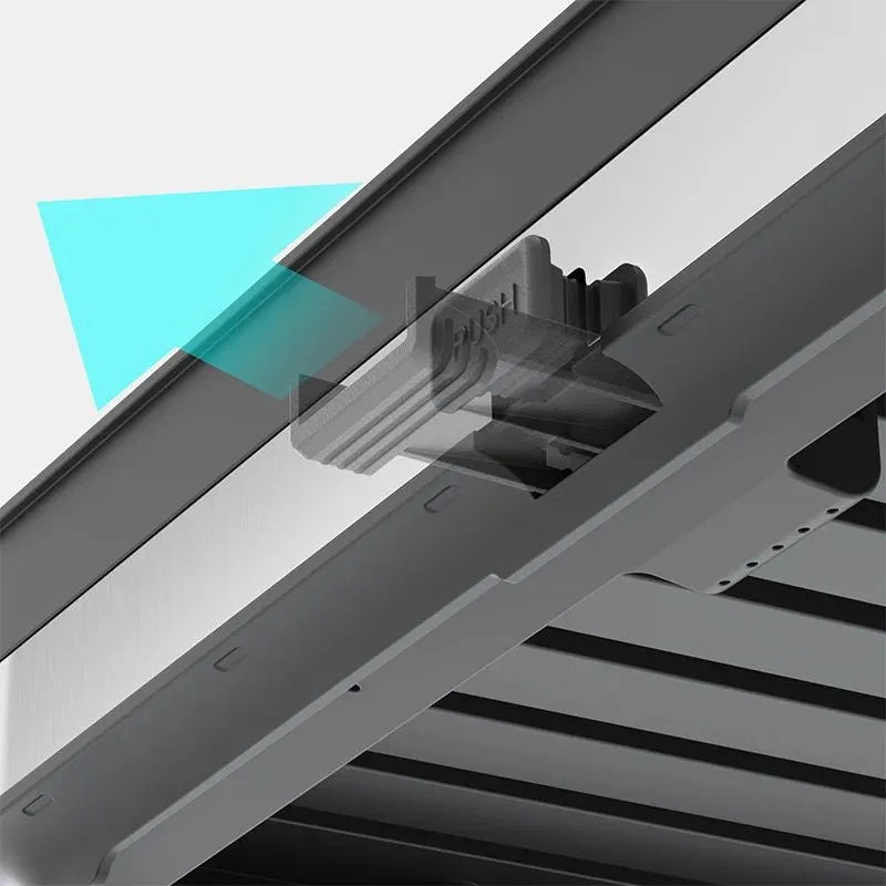 Escurridor Plegable En Acero Y Policarbonato Negro