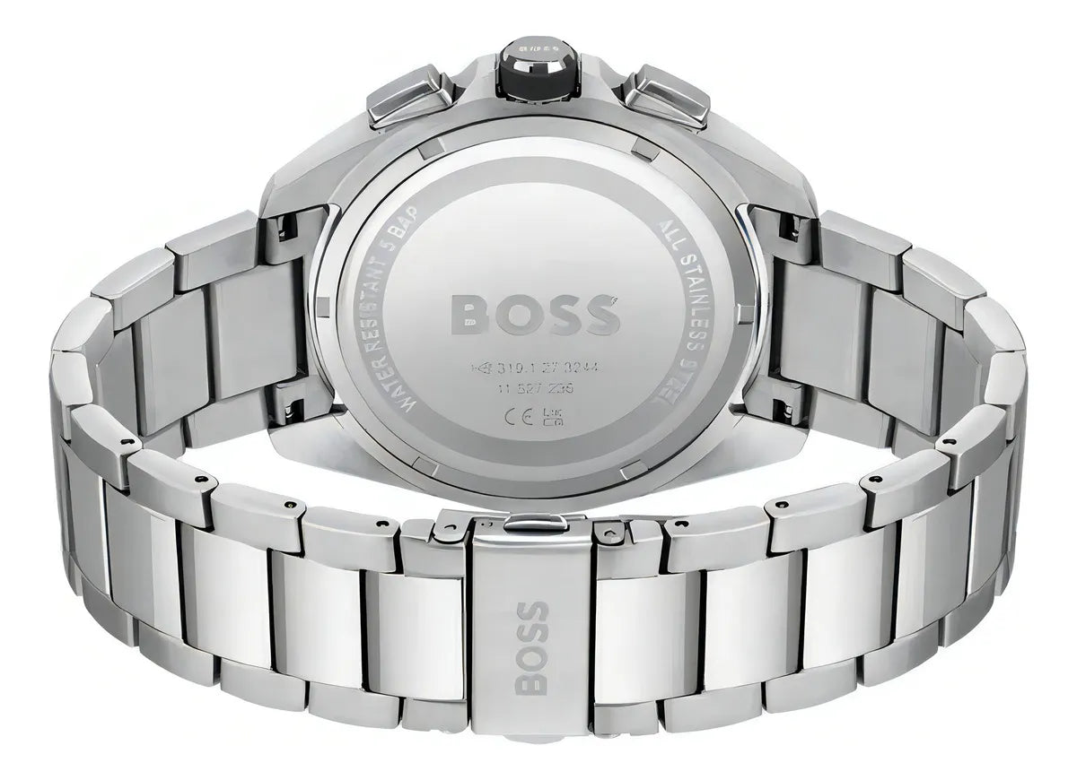 Reloj Hugo Boss Hombre Acero Inoxidable 1513949 Volane Plata Plateado Negro