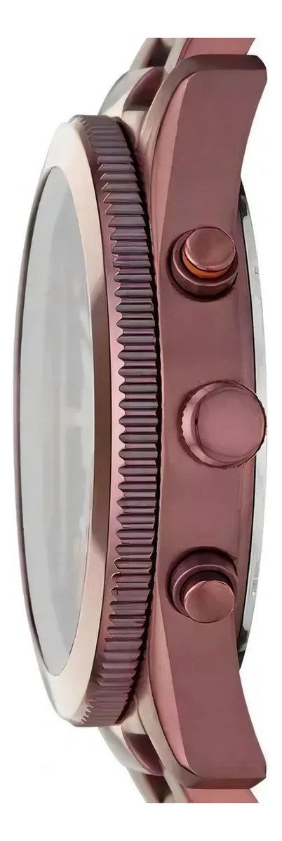 Reloj Fossil Dama Es4110 Color Borgoña