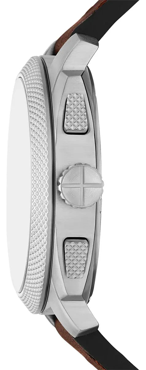 Reloj Hombre Fossil Fs6100 Cuero Sintético Marrón