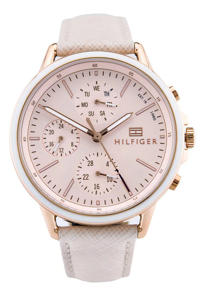 Reloj Rosa Tommy Hilfiger Para Mujer 1781789 Nude Dorado