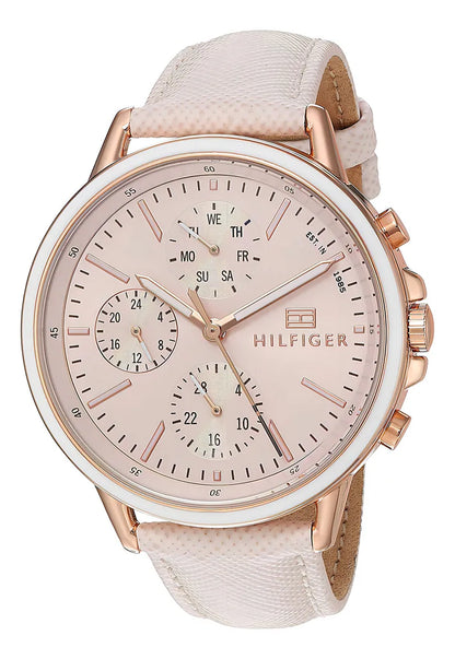 Reloj Rosa Tommy Hilfiger Para Mujer 1781789 Nude Dorado
