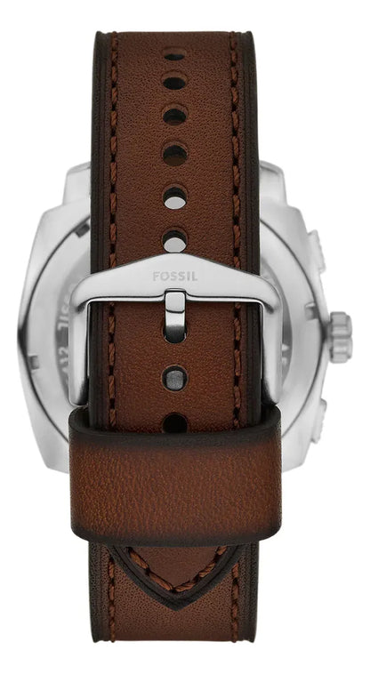 Reloj Hombre Fossil Fs6100 Cuero Sintético Marrón