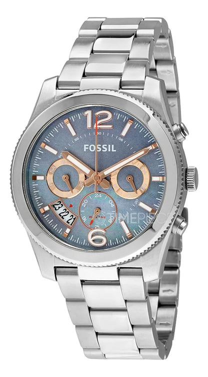 Reloj Fossil Mujer Cronógrafo Acero Inoxidable Es3880