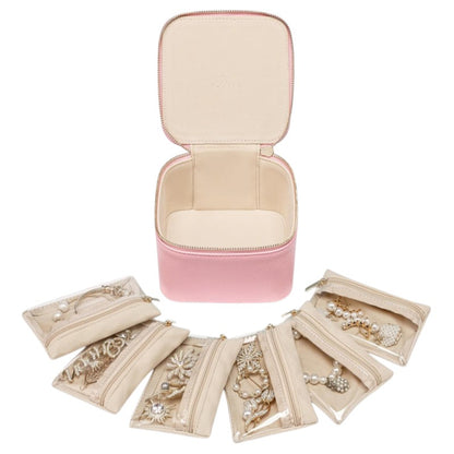 Joyero Organizador con 6 Bolsitas ¡Orden y estilo en un solo lugar!