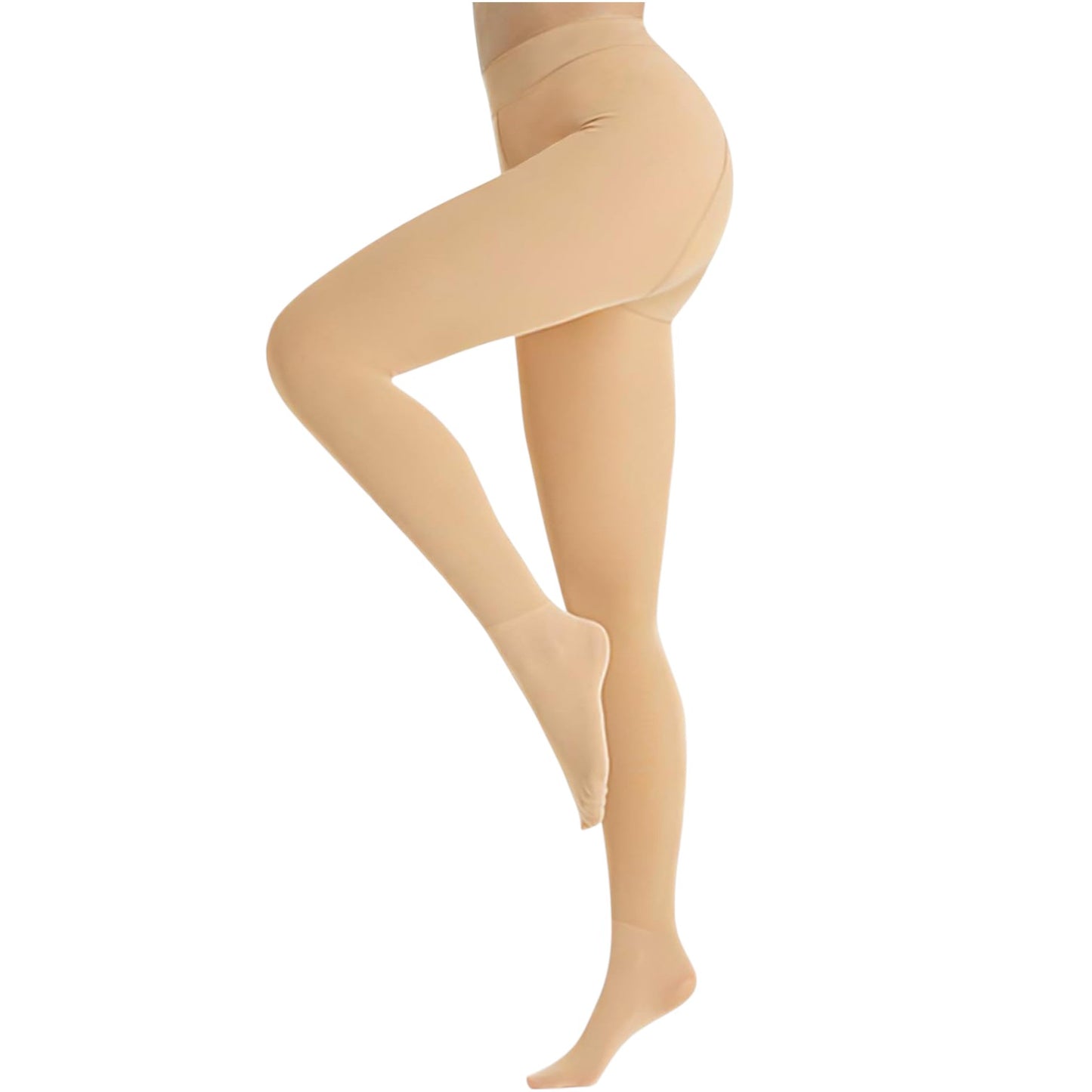 Medias Termicas 80gr Beige Ropa Interna Beige Unica