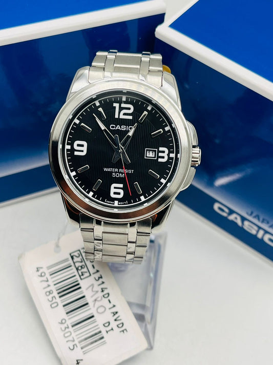 Reloj Hombre Casio Correa Plateado Mtp-1314d-1avdf