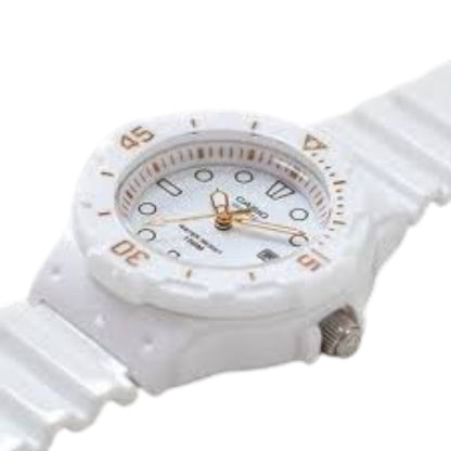 Reloj Casio Mujer Blanco Lrw-200h-7e2vdf Blanco Dorado