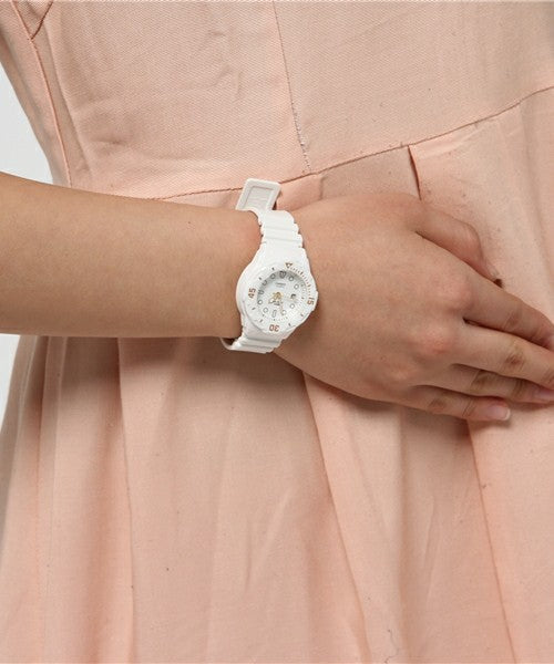 Reloj Casio Mujer Blanco Lrw-200h-7e2vdf Blanco Dorado
