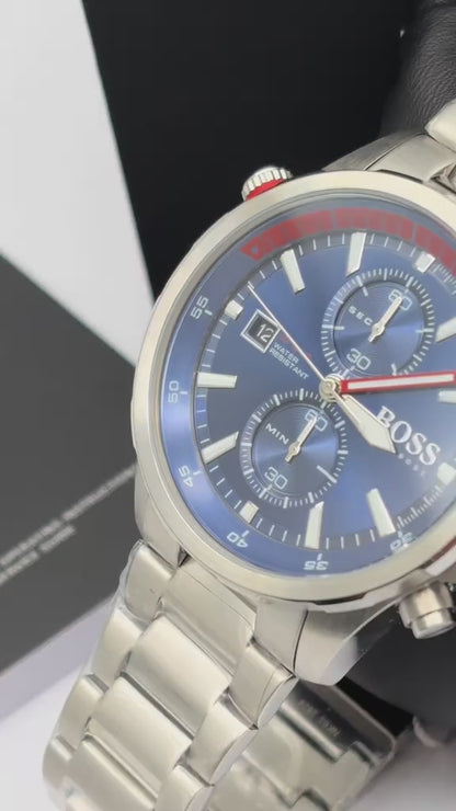 Reloj Hugo Boss Hombre Acero Inoxidable 1513823 Globetrotter
